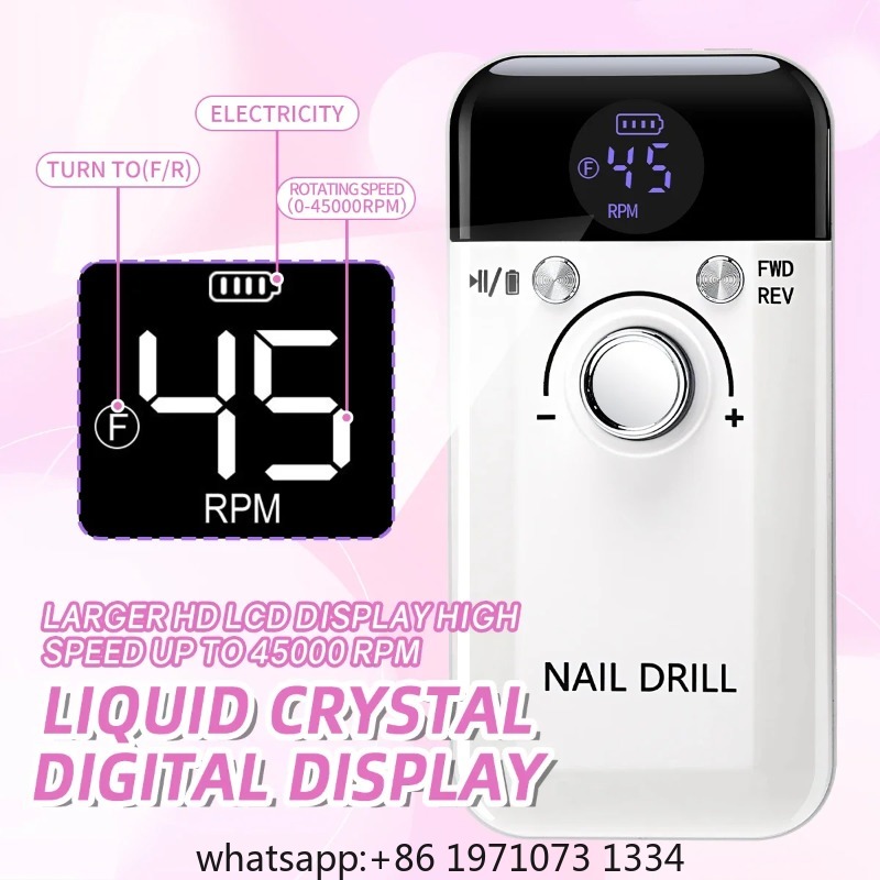Nail Drill Machine - Professional Nail Drill Machine Set 45000RPM