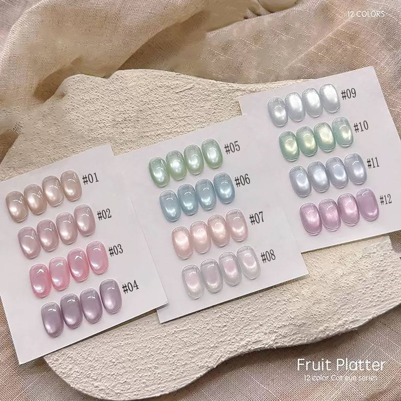 Nail Art Violet - MIANEL 10ML Fruit Platter Cat Eye