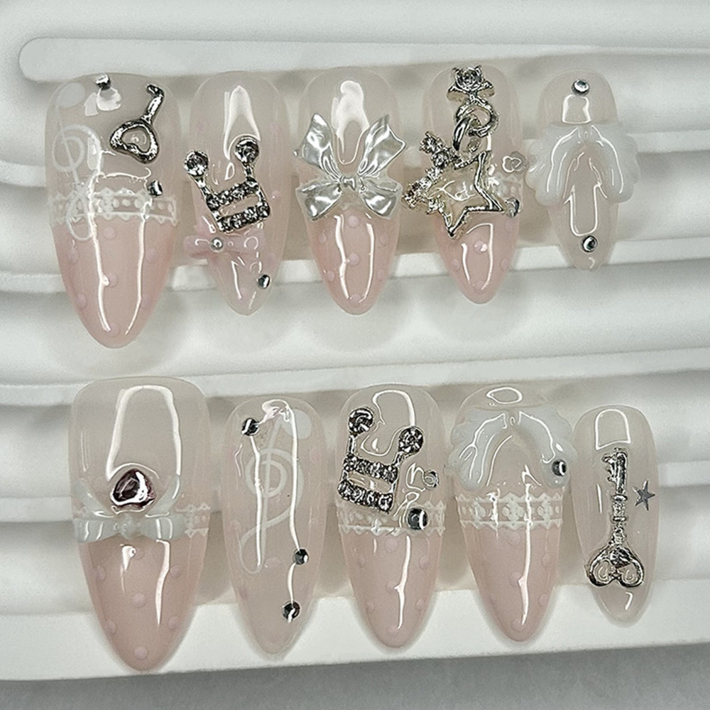 Nail Art Y2K - 10 Pieces Retro Cute 3D Butterfly
