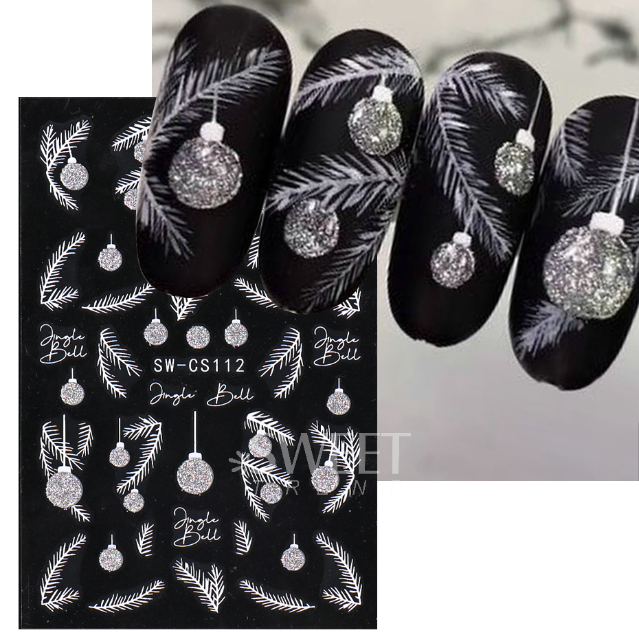 NEW Christmas Series Nail Poli - Nail Art Xmas Stickers review and price