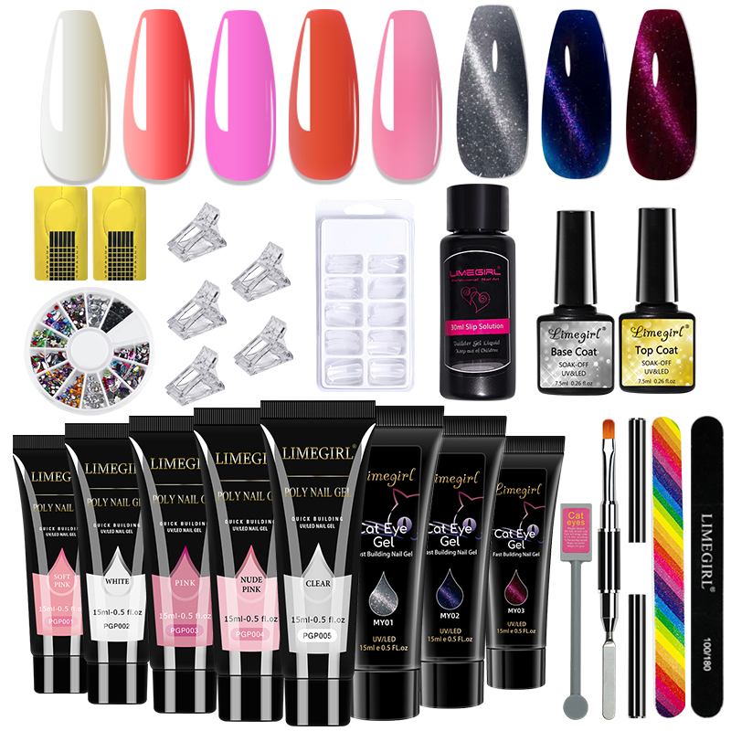 LIMEGIRL 15ml Nail Art Kit Pol - Nail Art Extension Cat Eye review and price
