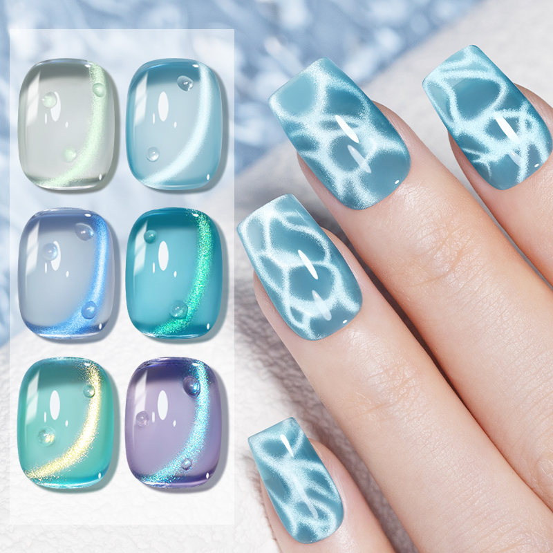 AWStorG 7.5ML Ocean Ripple Cat - Nail Art Violet review and price