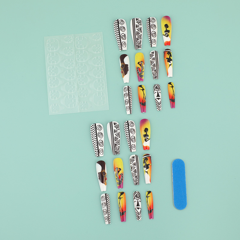 Medium long fake nails for wom - Nail Art Y2K review and price