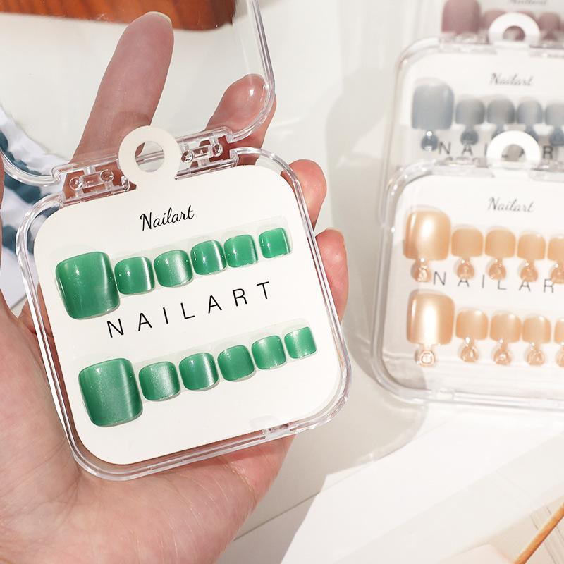New 10 Pcs/Box French Fake Nai - Nail Art Extension Cat Eye review and price