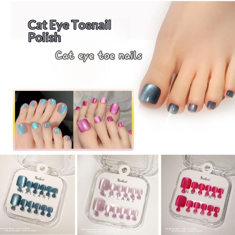 New 10 Pcs/Box French Fake Nai - Nail Art Extension Cat Eye review and price