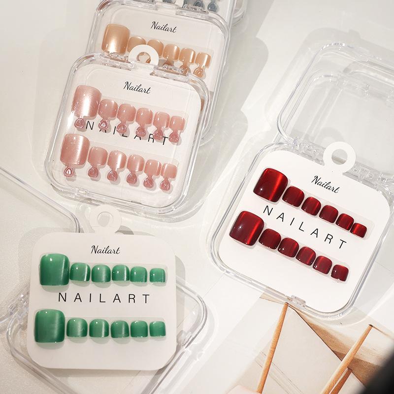New 10 Pcs/Box French Fake Nai - Nail Art Extension Cat Eye review and price