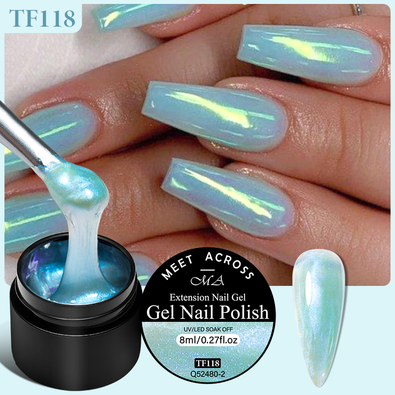 MEET ACROSS 8ml Aurora Extensi - Nail Art Violet review and price