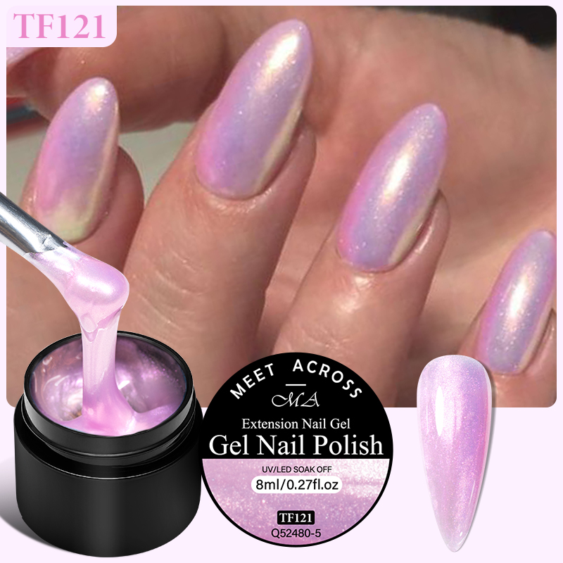 MEET ACROSS 8ml Aurora Extensi - Nail Art Violet review and price