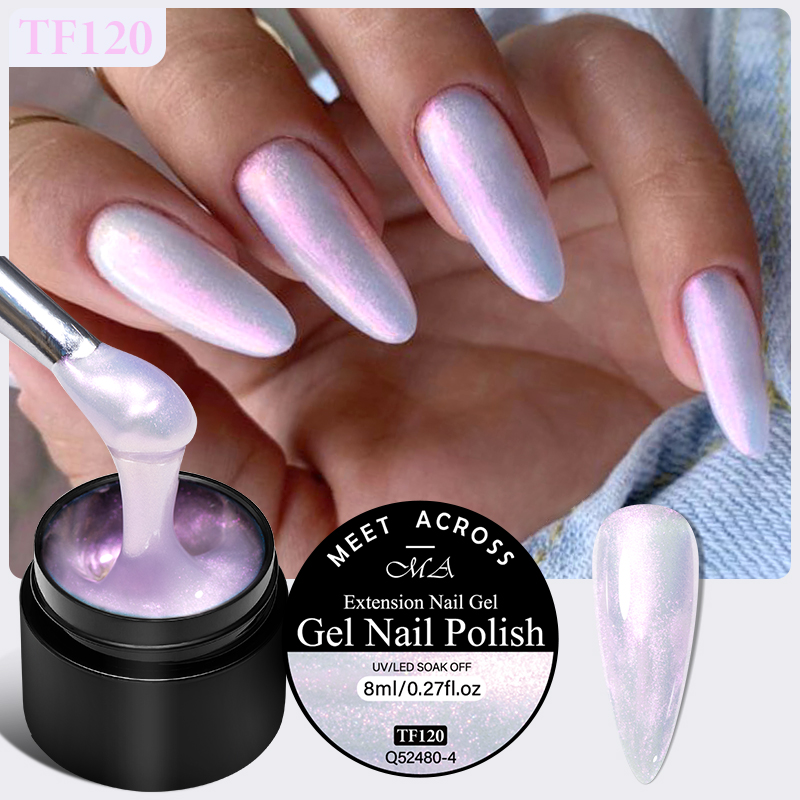 MEET ACROSS 8ml Aurora Extensi - Nail Art Violet review and price