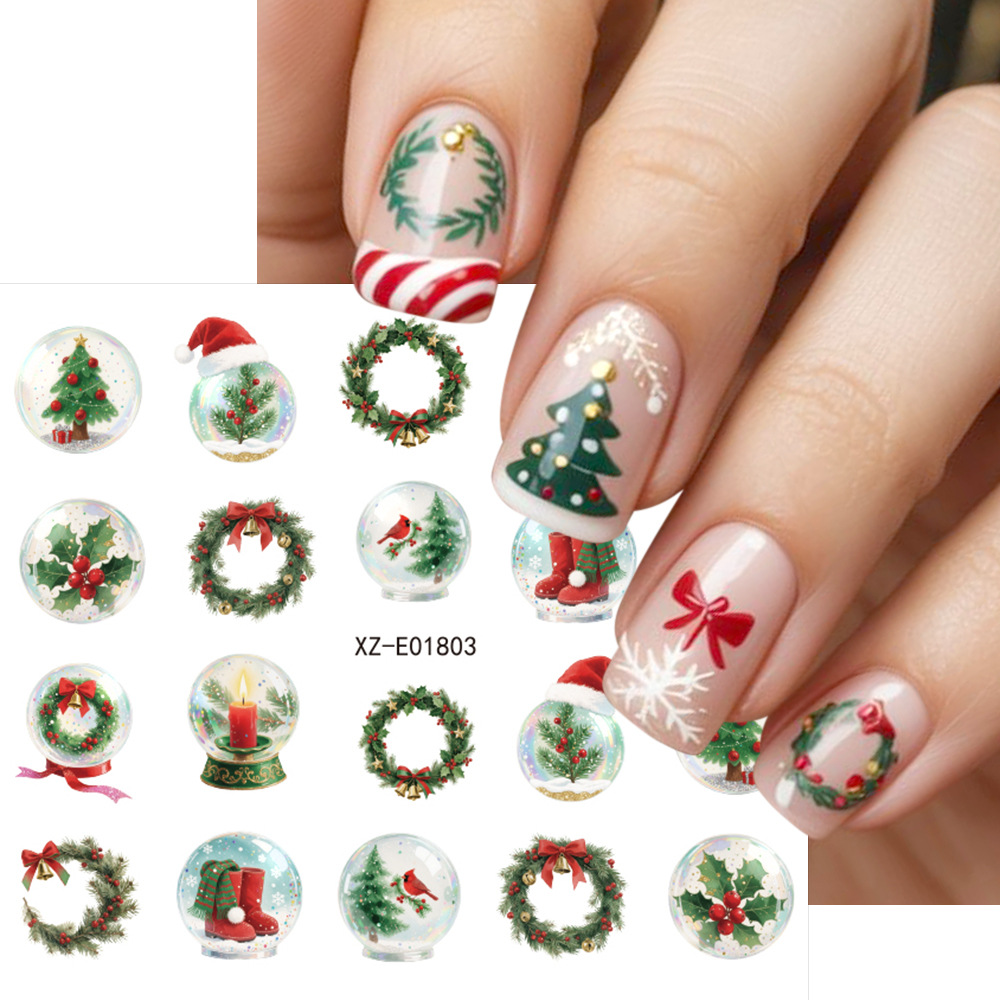 30pcs/set Christmas Nail Art S - Nail Art Xmas Stickers review and price