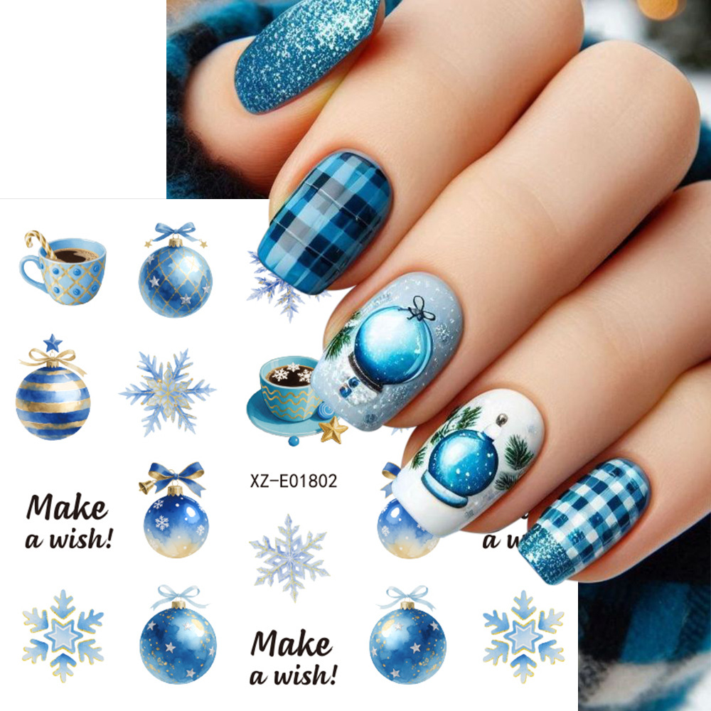 30pcs/set Christmas Nail Art S - Nail Art Xmas Stickers review and price