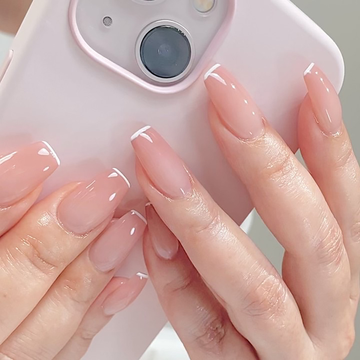 24Pcs Short Square Handmade Pr - Nail Art French Nails review and price