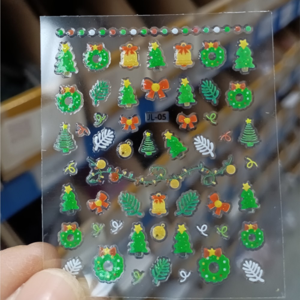 30PCS Christmas Nail Art Stick - Nail Art Xmas Stickers review and price
