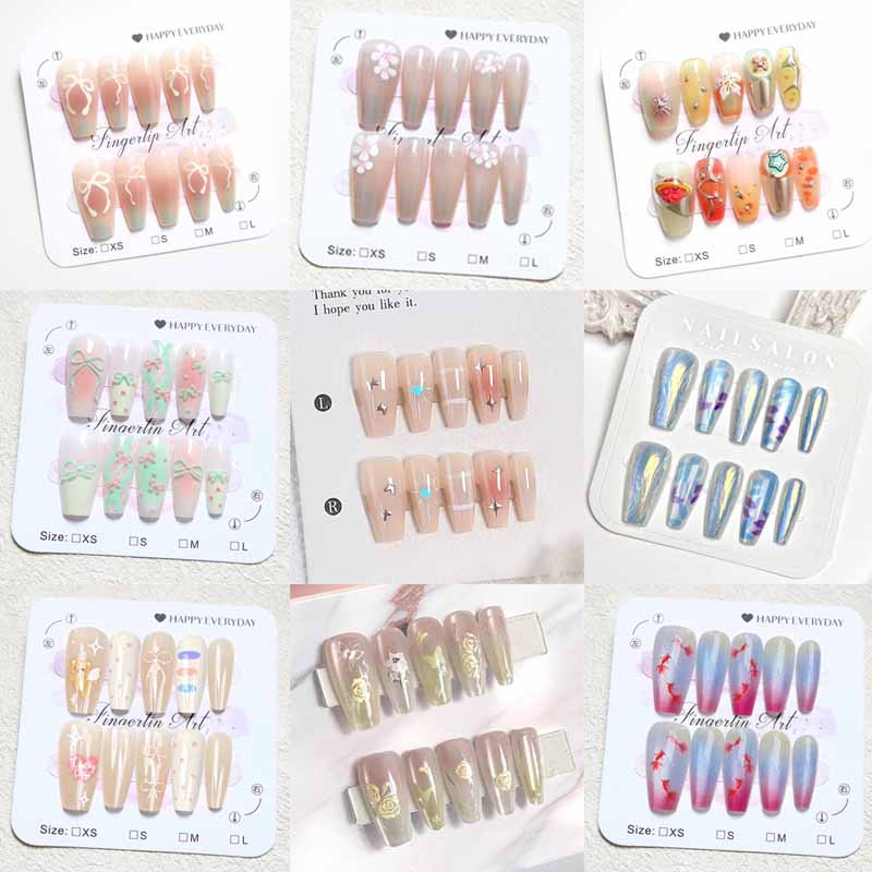 10 Pcs Women French Style High - Nail Art French Nails review and price