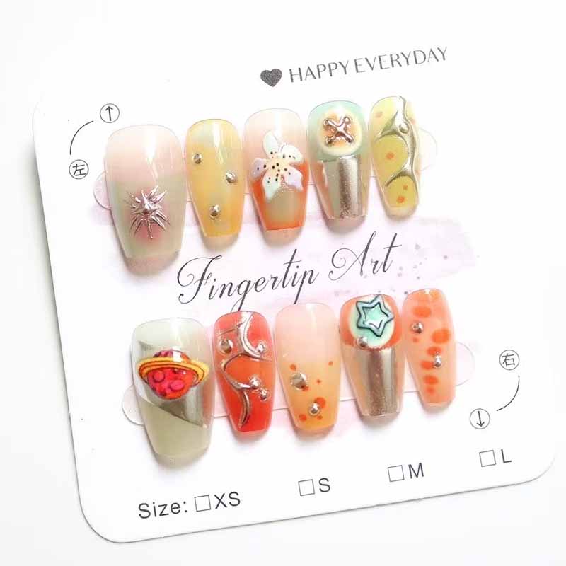 10 Pcs Women French Style High - Nail Art French Nails review and price