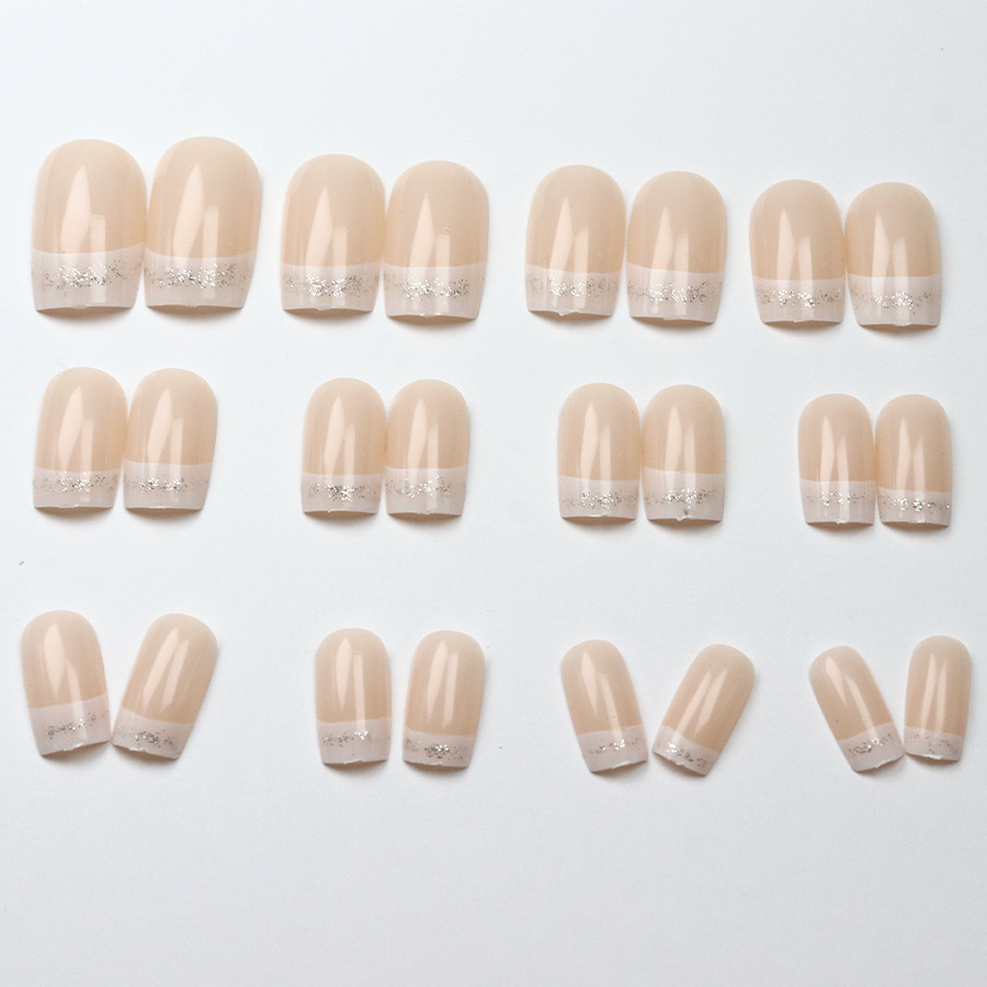 24pcs/set Medium Square fake n - Nail Art French Nails review and price