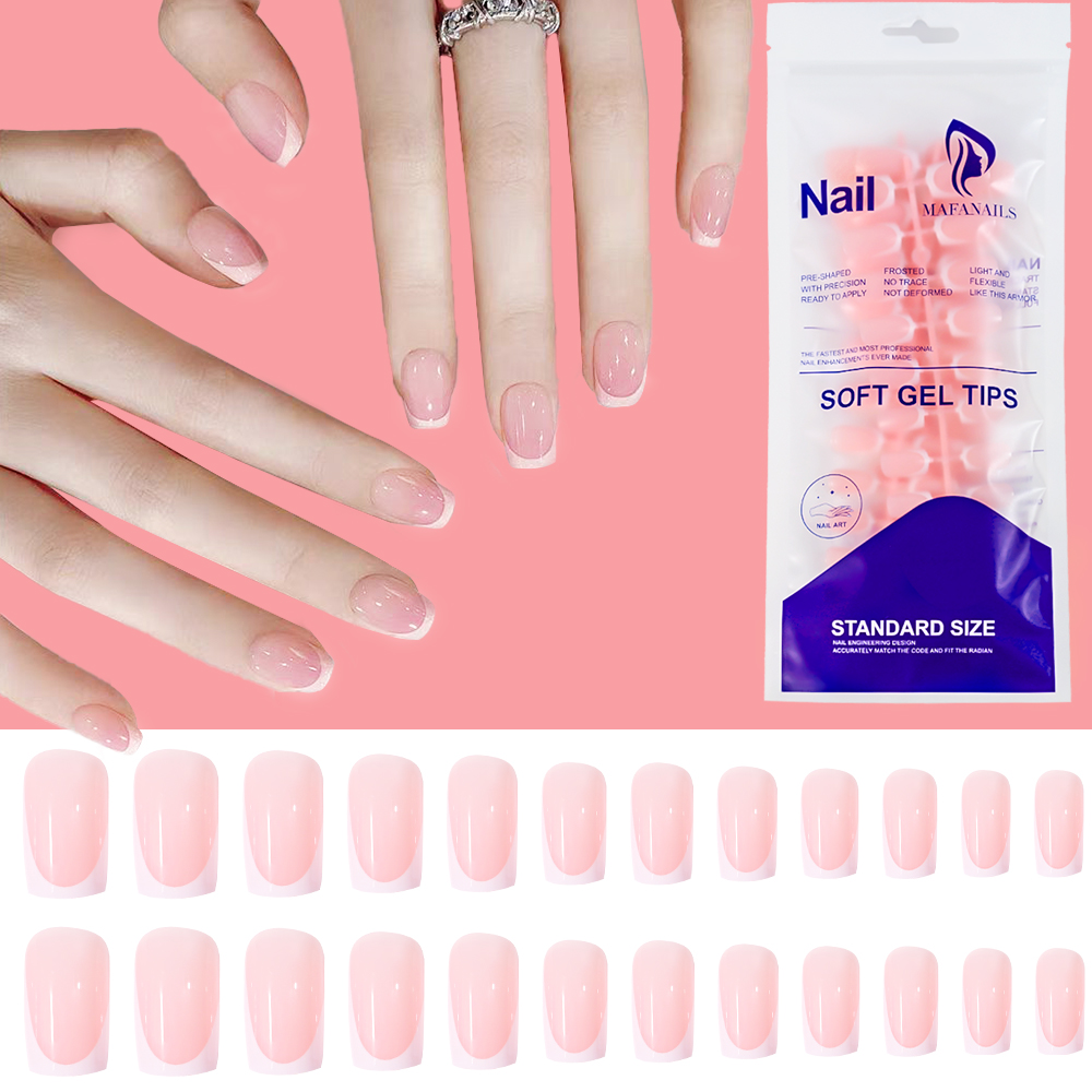 120pcs Glossy Short Square Pre - Nail Art Y2K review and price
