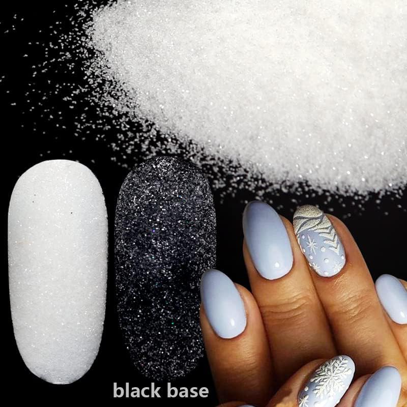 50g/Bag Christmas White Black  - Nail Art Xmas Stickers review and price