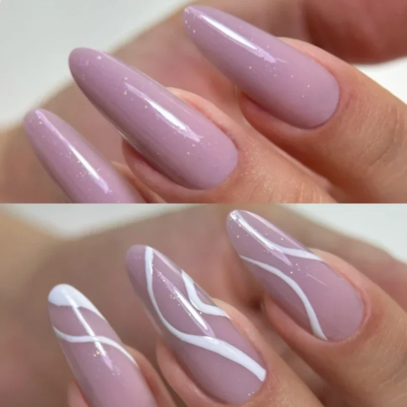 MSHARE Purple Sparkling Builde - Nail Art Violet review and price