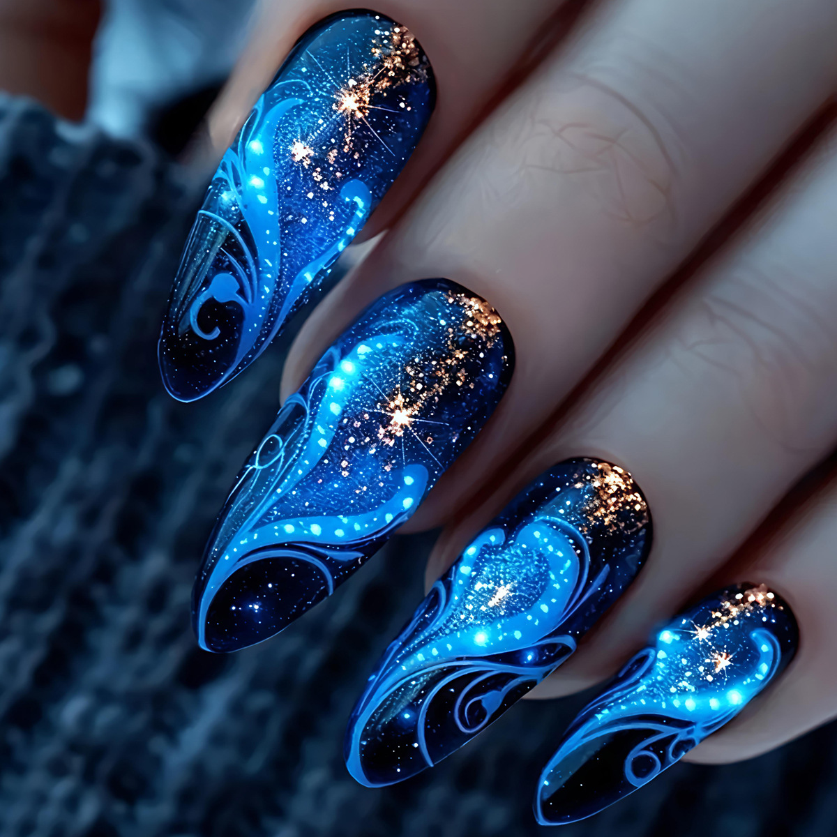 24pcs/set Short Medium Long Fa - Nail Art Y2K review and price