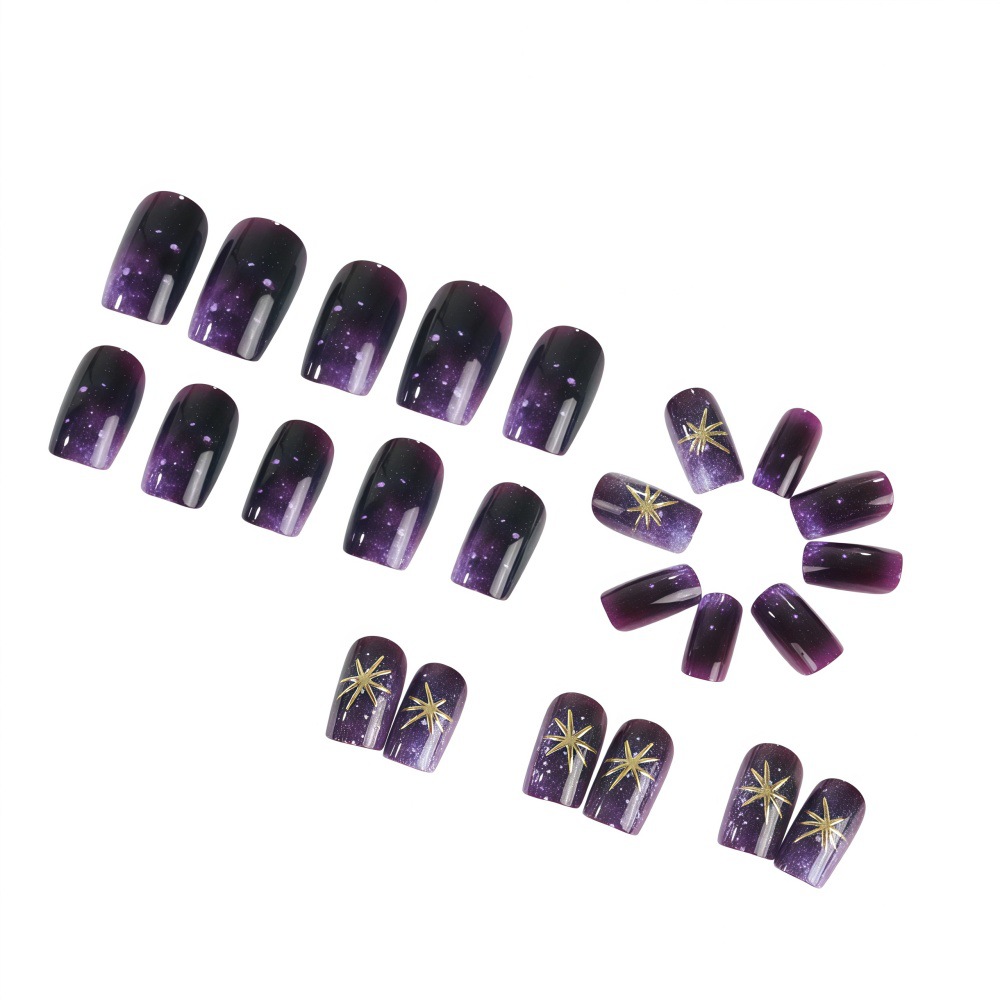 Short Medium fake nails gradie - Nail Art Y2K review and price