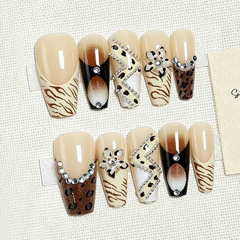 10Pcs French Sweet Cool Light  - Nail Art French Nails review and price
