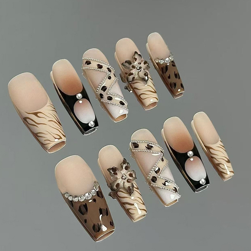 10Pcs French Sweet Cool Light  - Nail Art French Nails review and price