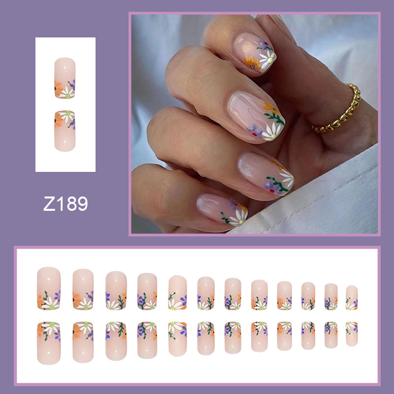 24 medium and long European sq - Nail Art Y2K review and price
