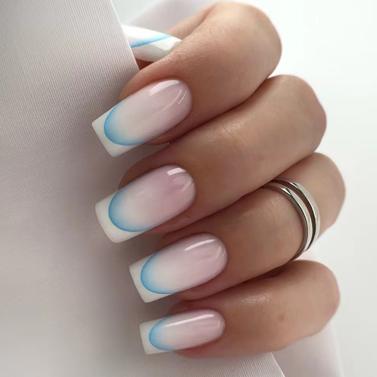 24pcs Finished Fake Nails Fren - Nail Art French Nails review and price