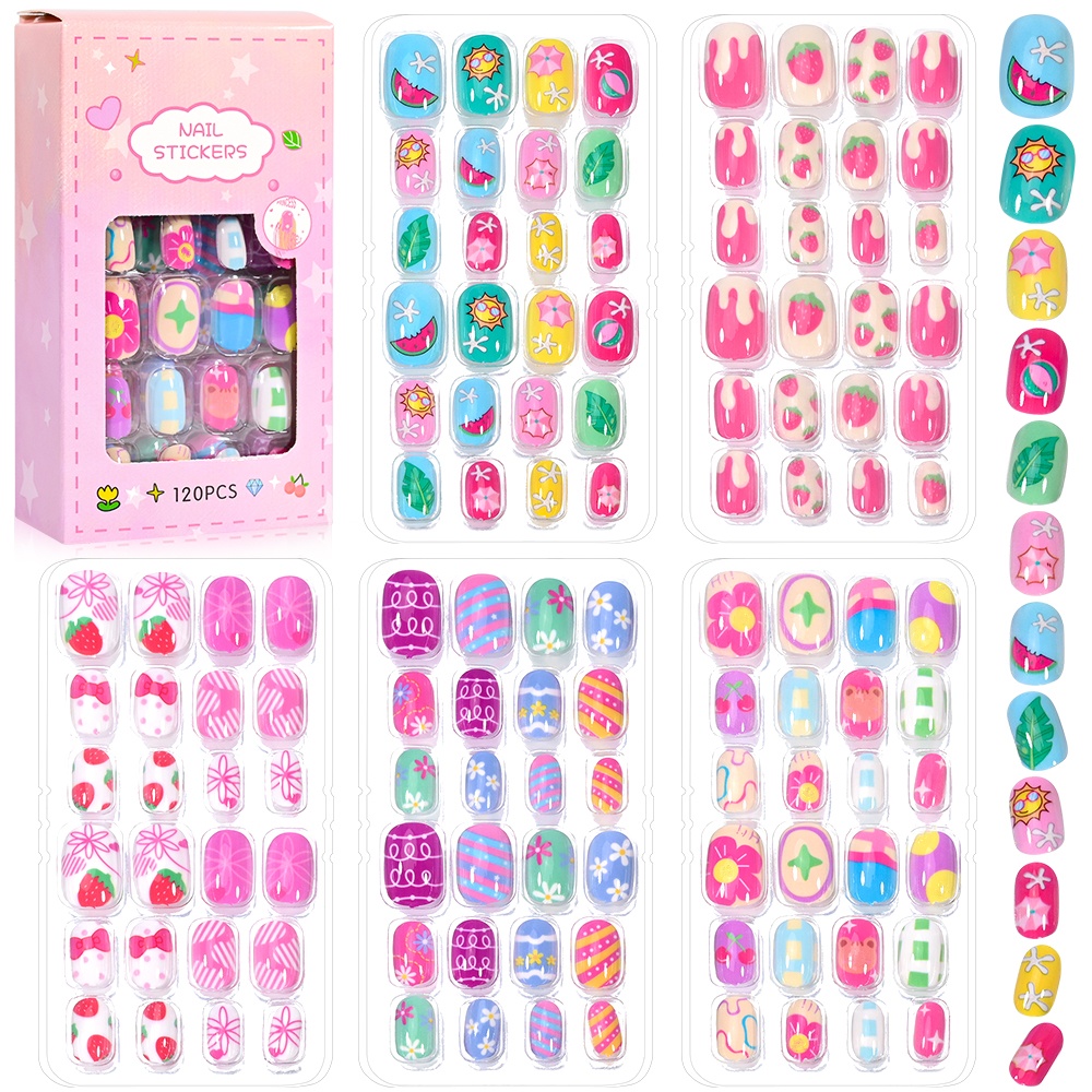 120-Piece 5-Set Candy Kids Pre - Nail Art Y2K review and price