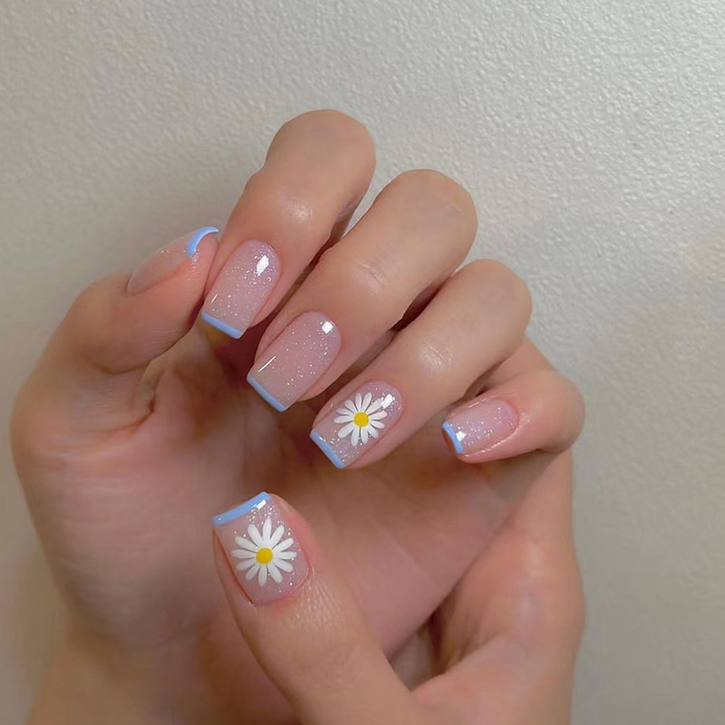 24ps/set Short Fake Nails for  - Nail Art French Nails review and price