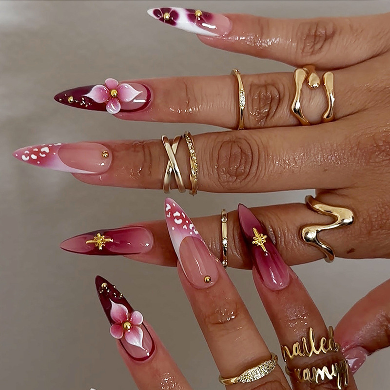 24Pcs French Blush Pink Design - Nail Art French Nails review and price